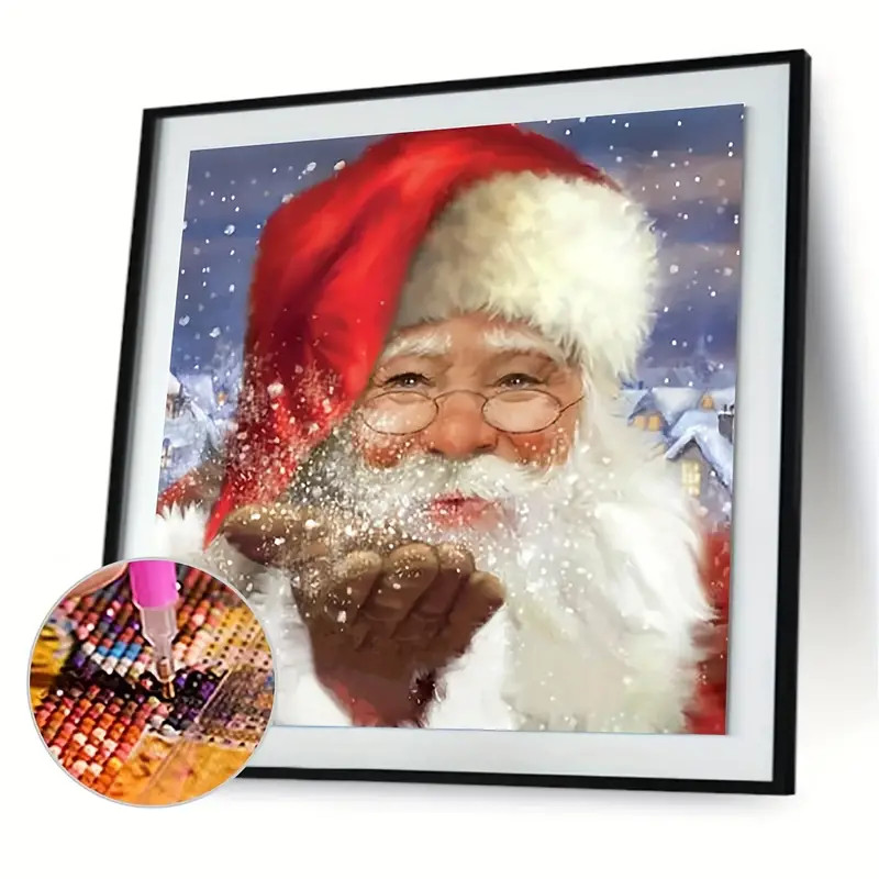 Santa Clause Diamon Dot Painting